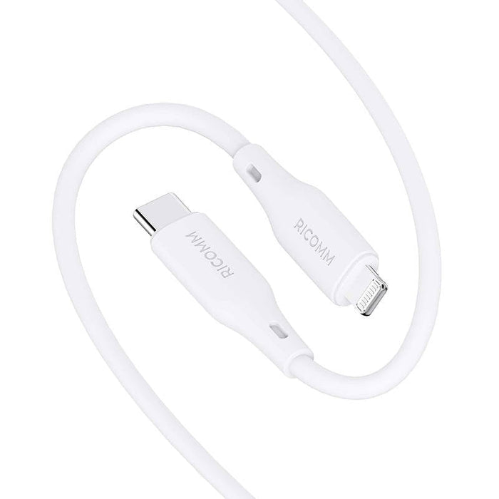 Кабел Ricomm RLS004CLW USB-C към Lightning 1.2m