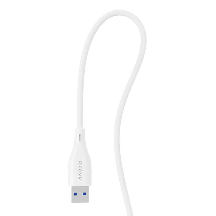 Кабел Ricomm RLS007ACW USB-A към USB-C 2.1m