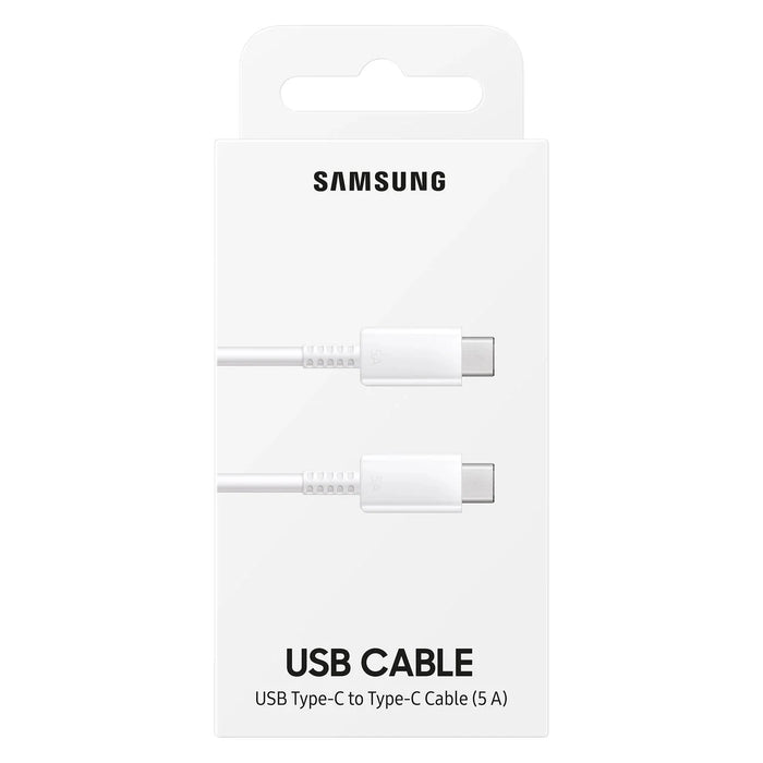 Кабел Samsung EP-DN975BWEGWW USB-C 480Mbps 5A 1m бял
