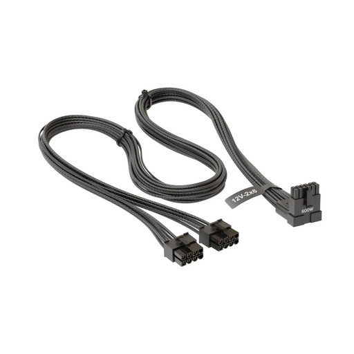 Кабел Seasonic 90° 12VHPWR 600W 16-Pin към 2x8 Pin