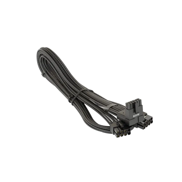 Кабел Seasonic 90° 12VHPWR 600W 16-Pin към 2x8 Pin