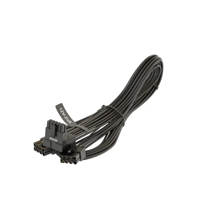 Кабел Seasonic 90° 12VHPWR 600W 16-Pin към 2x8 Pin