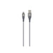 Кабел Skross USB-A - Lightning Метална оплетка 1.20 м Сив