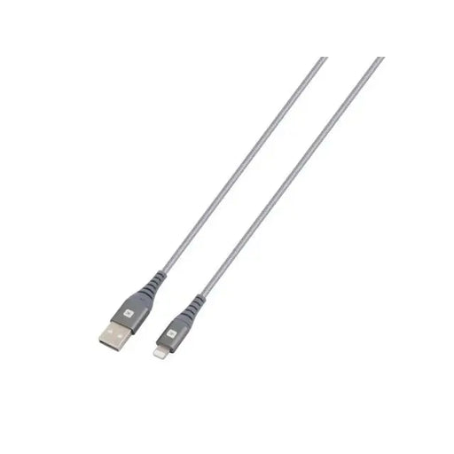 Кабел Skross USB-A - Lightning Метална оплетка 1.20 м Сив