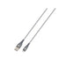 Кабел Skross USB-A - Lightning Метална оплетка 1.20 м Сив