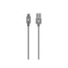 Кабел Skross USB-A - USB-C Метална оплетка 1.20 м Сив