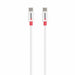Кабел Skross USB-C - USB-C 2.0 мъжко 0.15 м Бял