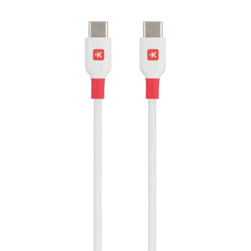 Кабел Skross USB-C - USB-C 2.0 мъжко 2.0 м Бял