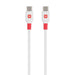 Кабел Skross USB-C - USB-C 2.0 мъжко 2.0 м Бял