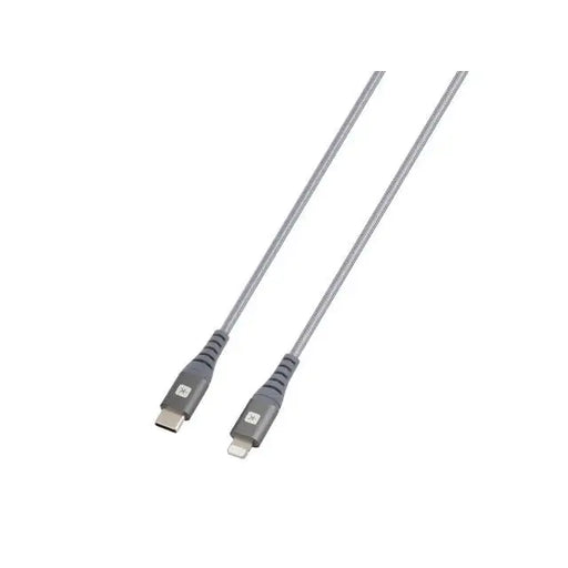 Кабел Skross USB-C - Lightning Метална оплетка 2.0 м Сив