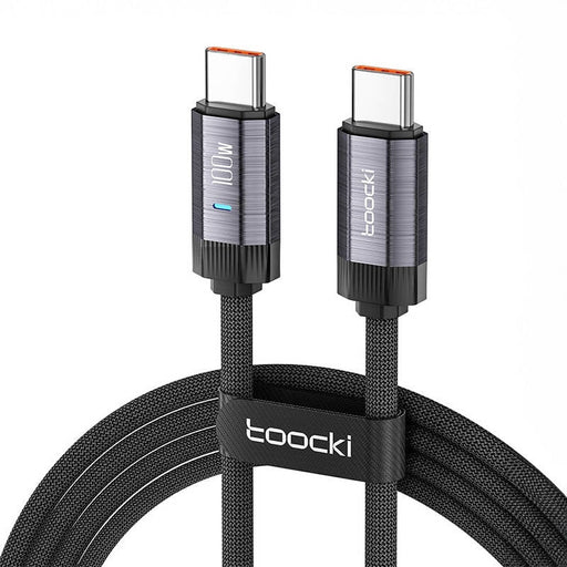 Кабел Toocki USB-C към Lightning 1m 20W черен