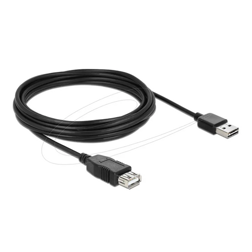 Кабел удължителен USB-A 2.0 мъжко reversible към USB-A 2.0