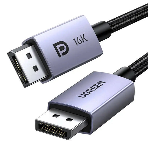 Кабел Ugreen DP118 DisplayPort 2.1 2m сив