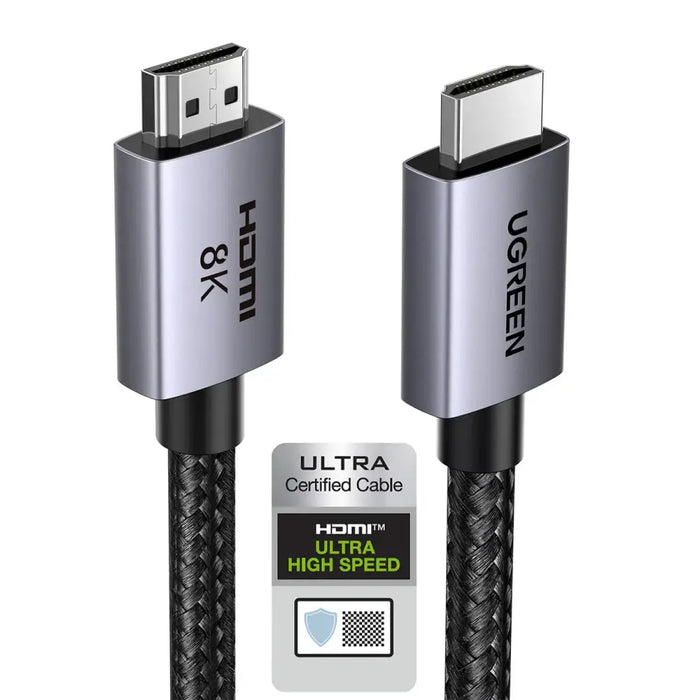 Кабел Ugreen HD171 HDMI 2.1 8K 1 m сив