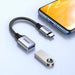 Кабел Ugreen US378 USB - C към USB 3.0 OTG 0.15m черен