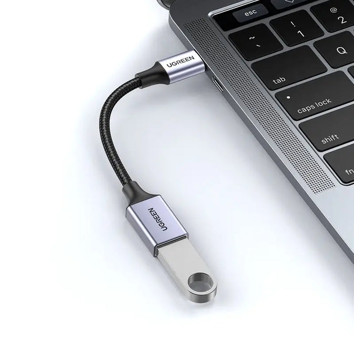 Кабел Ugreen US378 USB - C към USB 3.0 OTG 0.15m черен