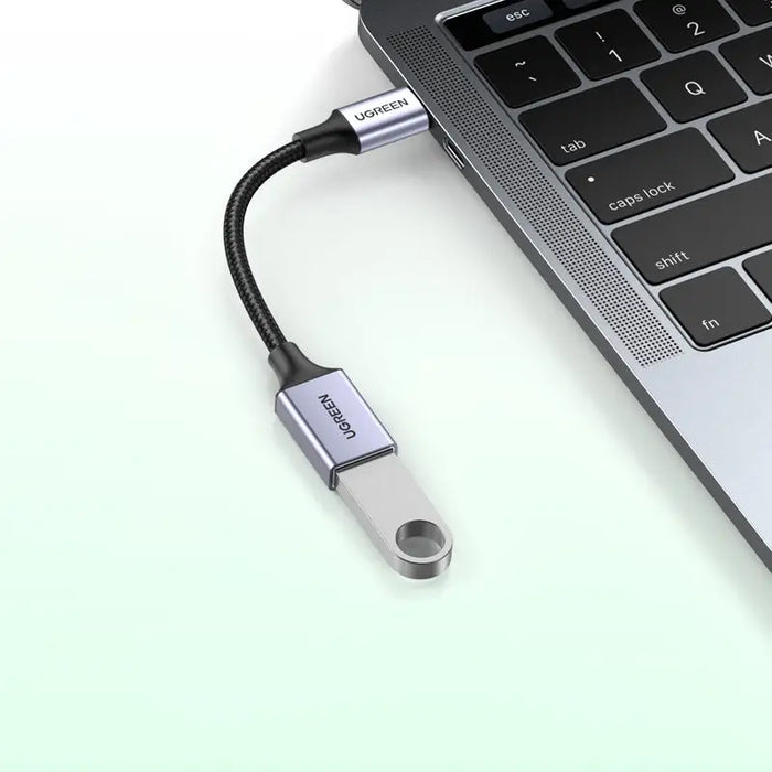 Кабел Ugreen US378 USB - C към USB 3.0 OTG 0.15m черен