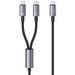 Кабел Usams SJ740 72W 2In1 Aluminum Alloy 1.2m SJ740USB101