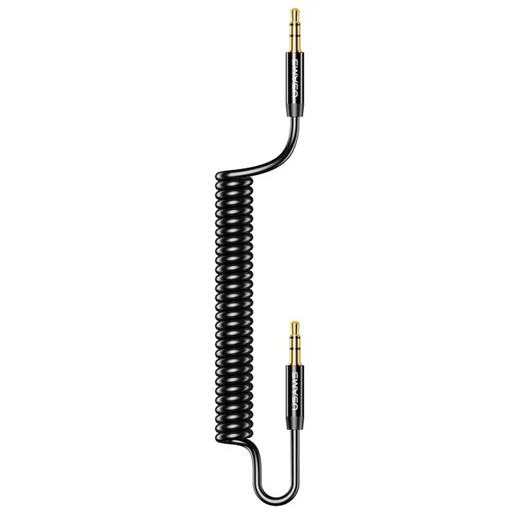 Кабел Usams Spring Audio Cable SJ256YP01 1.2м черен