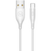 Кабел Usams U18 Round Micro USB SJ268USB02 1м бял