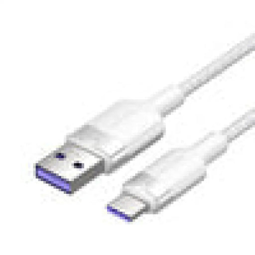 Кабел USB 2.0 A към USB-C 6A Vention CTOWF 1M (бял)