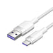 Кабел USB 2.0 A към USB-C 6A Vention CTOWF 1M (бял)