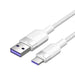 Кабел USB 2.0 A към USB-C 6A Vention CTOWH 2M (бял)