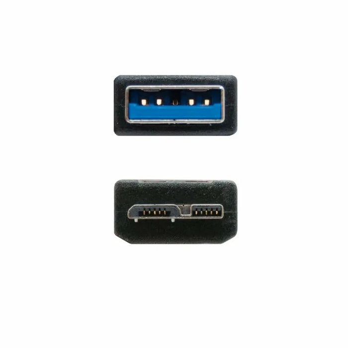 Кабел USB 3.0 A към микро USB B NANOCABLE 10.01.1102 BK