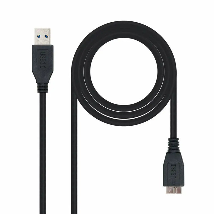 Кабел USB 3.0 A към микро USB B NANOCABLE 10.01.1102 BK