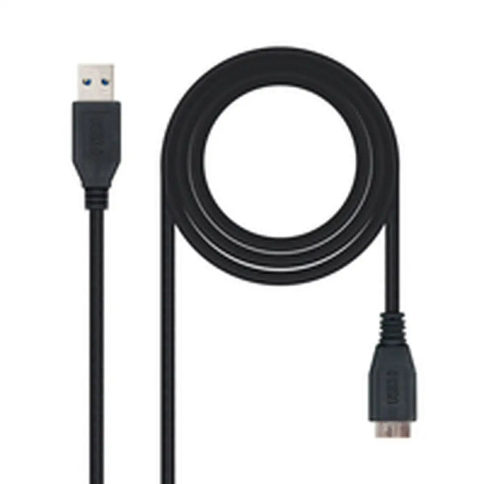 Кабел USB 3.0 A към микро USB B NANOCABLE 10.01.1102 BK