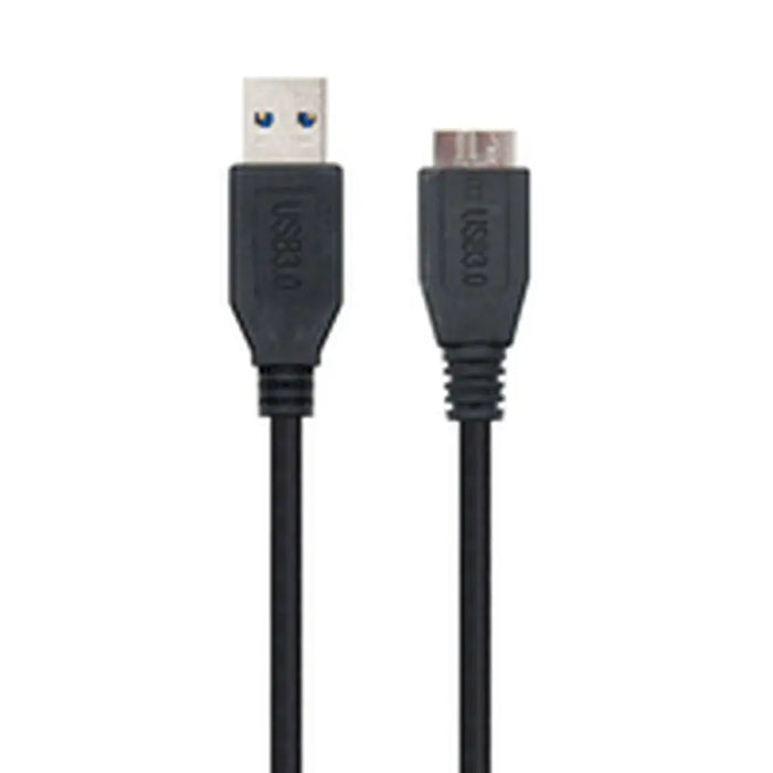Кабел USB 3.0 A към микро USB B NANOCABLE 10.01.1102 BK