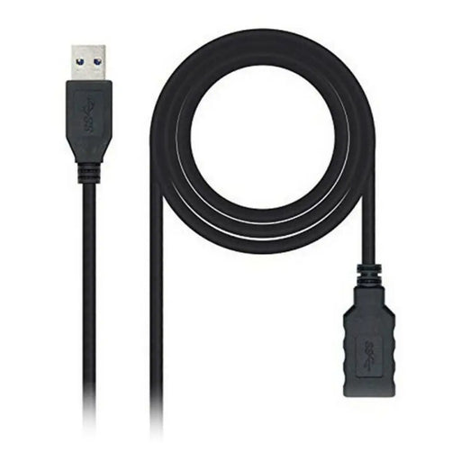 Кабел USB 3.0 A към USB A NANOCABLE 10.01.0902BK 2 m Черен