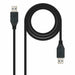 Кабел USB 3.0 A към USB A NANOCABLE 10.01.1002 BK Черен 2 m