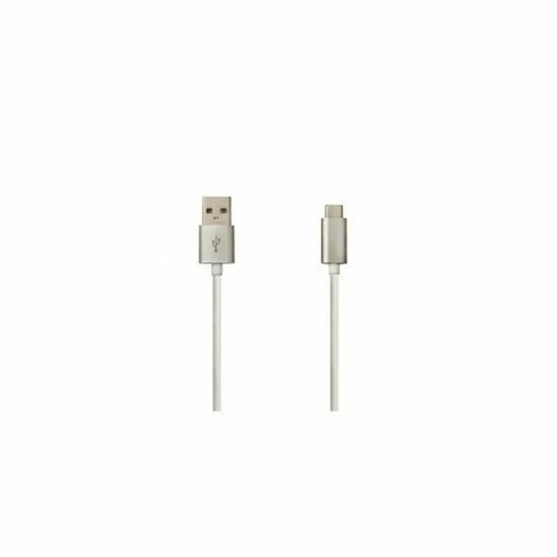 Кабел USB A към USB C DCU Сребрист (1 m)