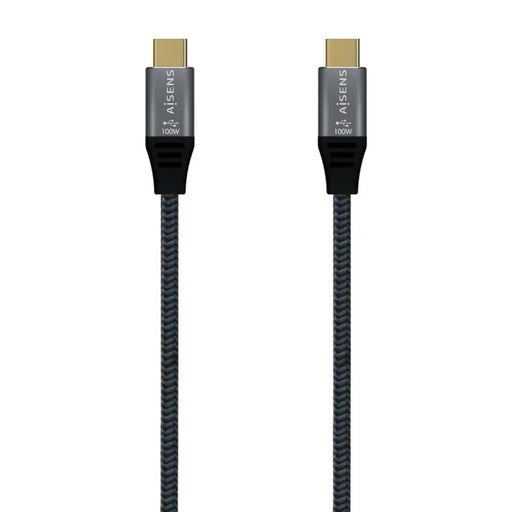 Кабел USB C Aisens A107-0670 0,6 m Сив