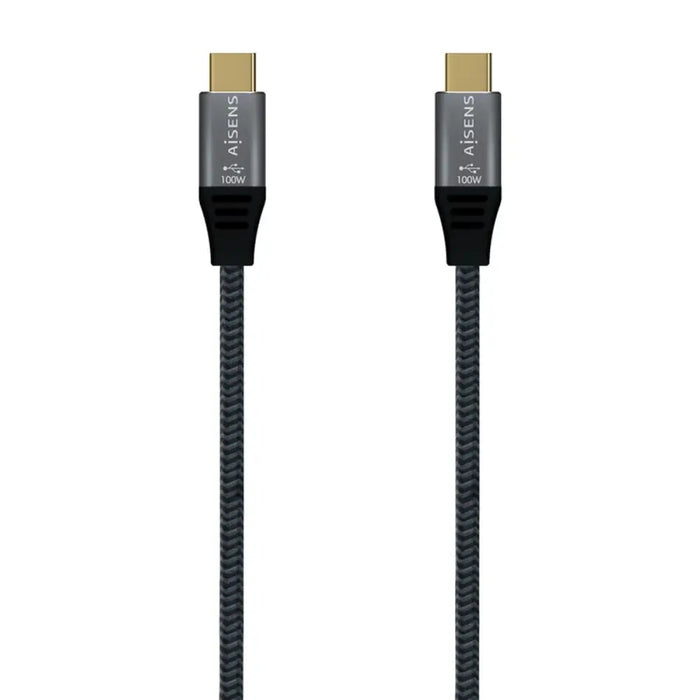 Кабел USB C Aisens A107-0670 0,6 m Сив