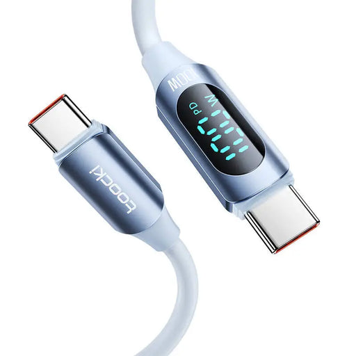 Кабел USB - C към Toocki TXCTT1 - XX04 - B2 2m FC 100W син