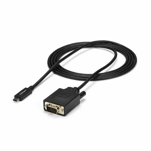 Кабел USB C към VGA Startech CDP2VGAMM2MB (2 m) Черен
