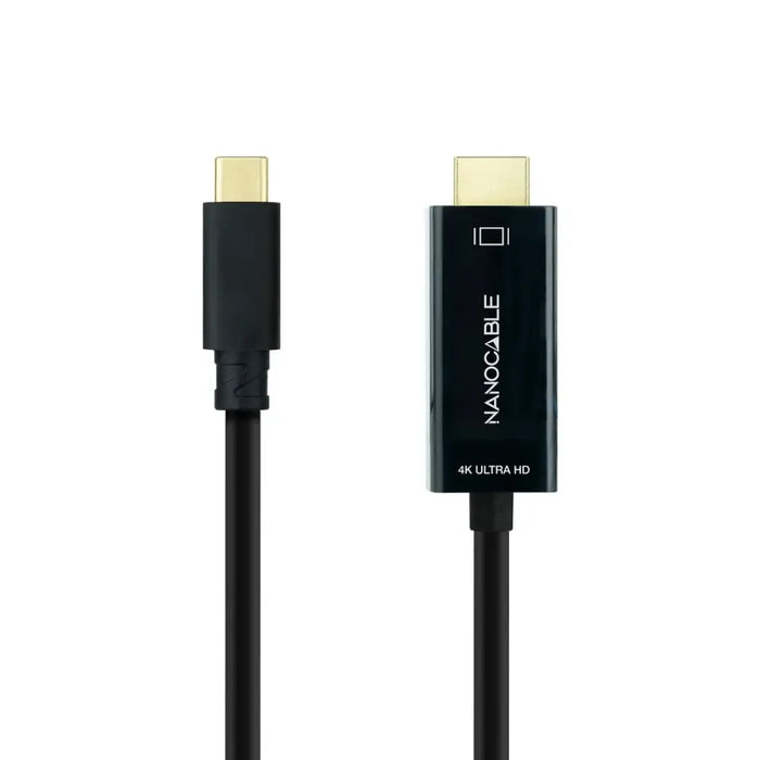 Кабел USB-C към HDMI NANOCABLE 10.15.5102 1,8 m Черен