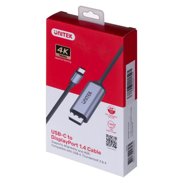 Кабел USB-C към DisplayPort Unitek V1423C 1,8 m