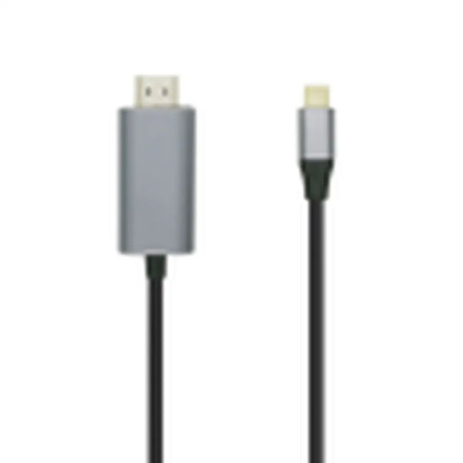 Кабел USB C към HDMI Aisens A109 0393 Черен 1,8 m 4K Ultra