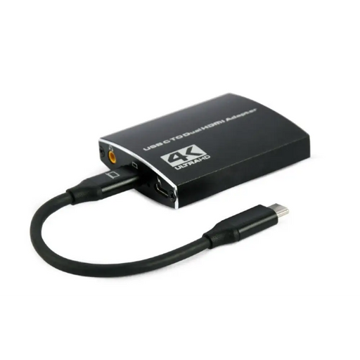 Кабел USB-C към HDMI GEMBIRD A-CM-HDMIF2-01 Черен
