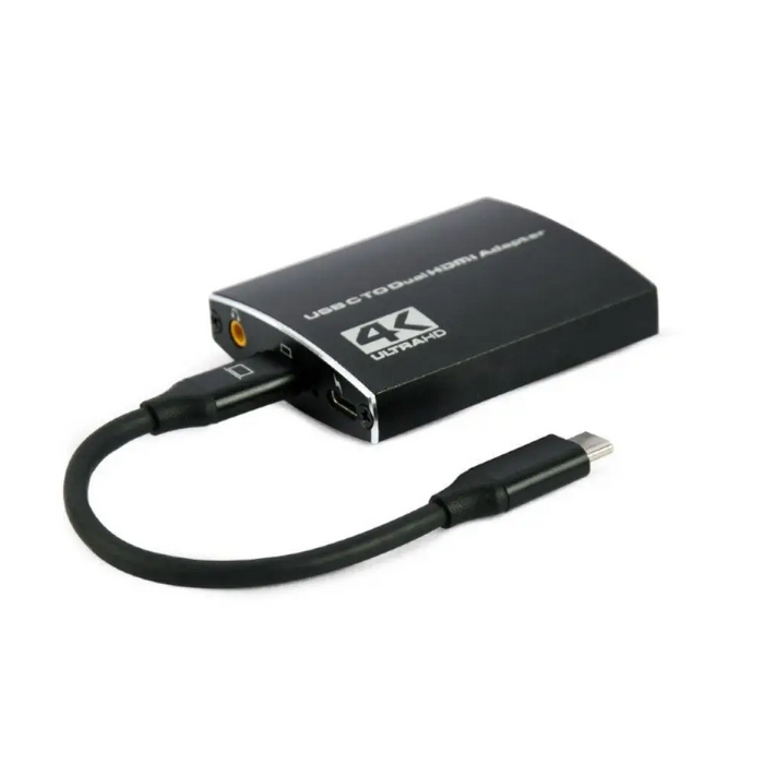 Кабел USB-C към HDMI GEMBIRD A-CM-HDMIF2-01 Черен