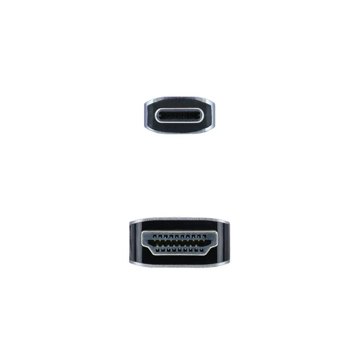 Кабел USB-C към HDMI NANOCABLE 10.15.5102 1,8 m Черен