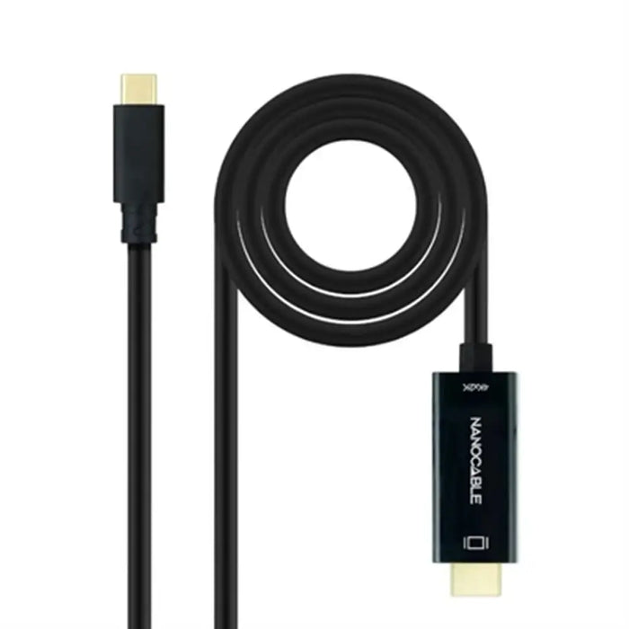 Кабел USB-C към HDMI NANOCABLE 10.15.5132 Черен 1,8 m 4K
