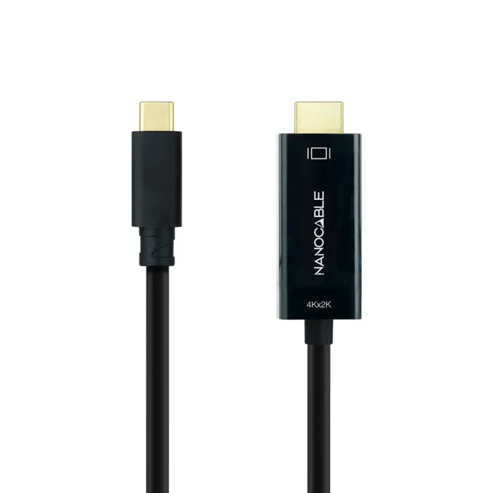 Кабел USB-C към HDMI NANOCABLE 10.15.5133 Черен 3 m 4K