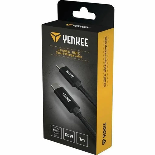 Кабел USB C Yenkee YCU C101 BK 1 m