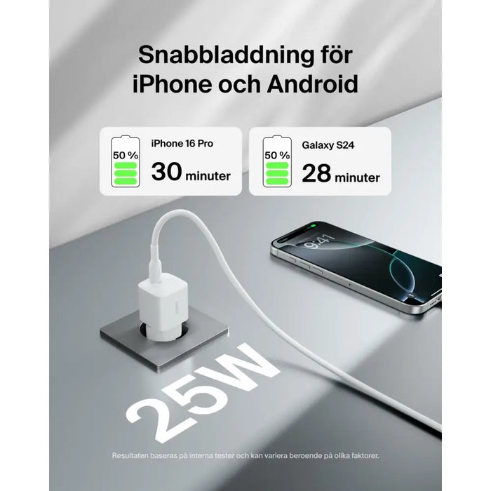 Кабел USB към Lightning Belkin WCA012KQWH Бял