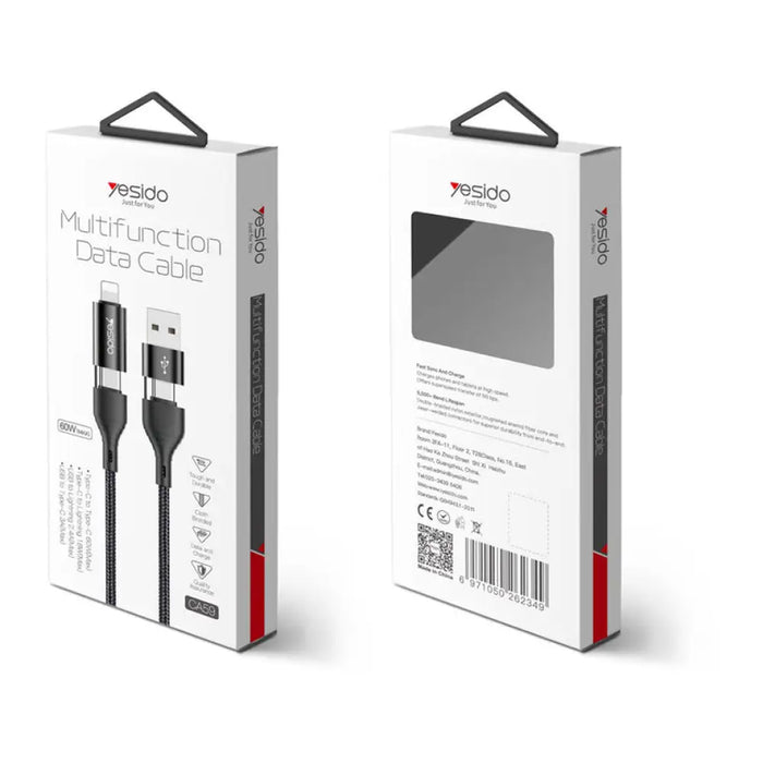 КАБЕЛ USB TYPE-C / IPHONE YESIDO