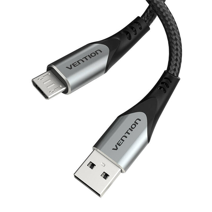 Кабел Vention COAHC USB-A 2.0 към Micro-B 3A 0.25m сив